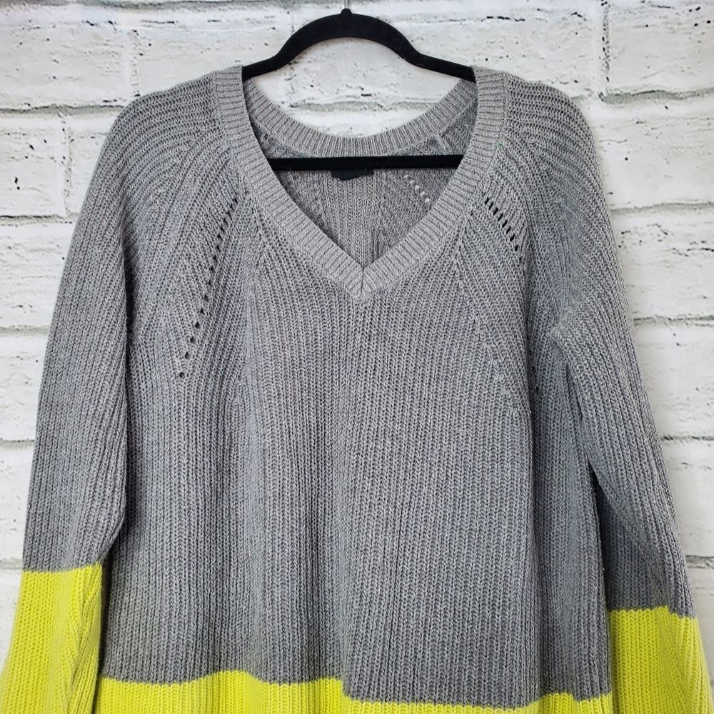 Torrid Color Block Pullover Size 1 Or 1x Or Xl Kn… - image 4